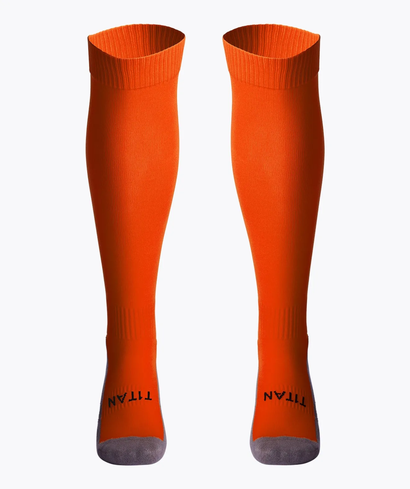 T1TAN Fußball Stutzen - Orange Outlet