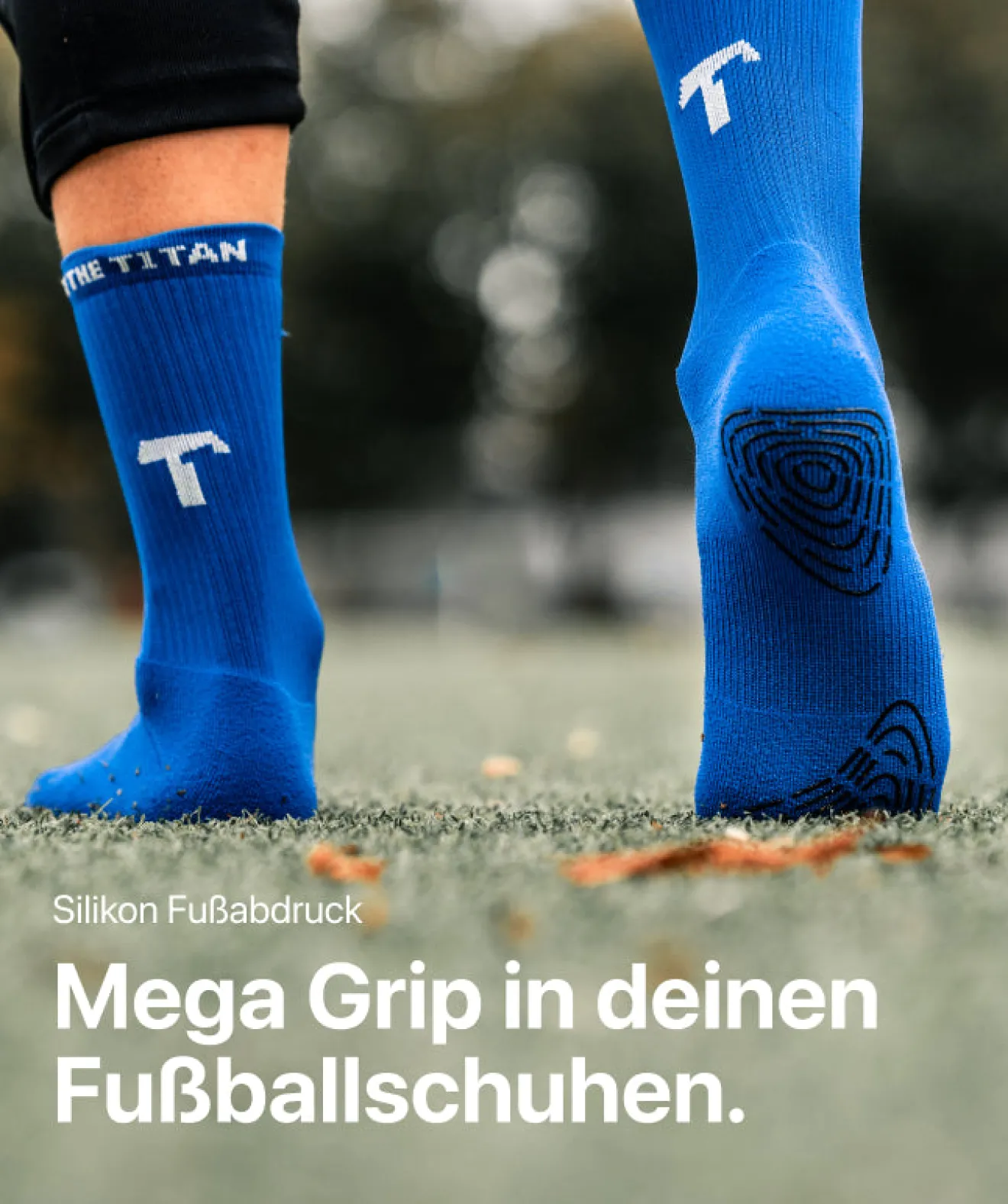 T1TAN Grip Socks - Blau Sale