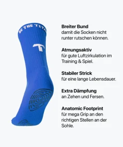 T1TAN Grip Socks - Blau Sale