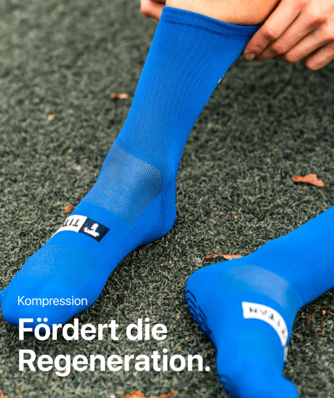 T1TAN Grip Socks - Blau Sale