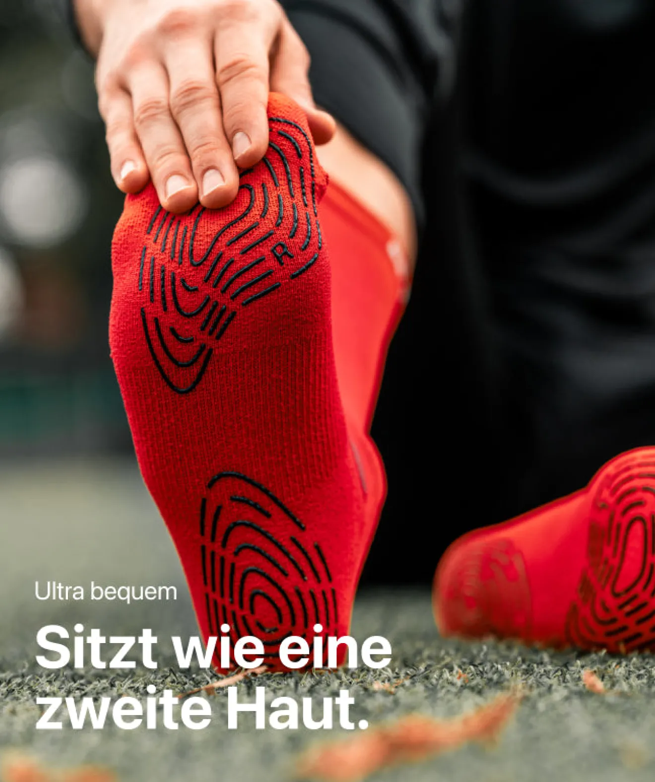T1TAN Grip Socks - Rot Outlet