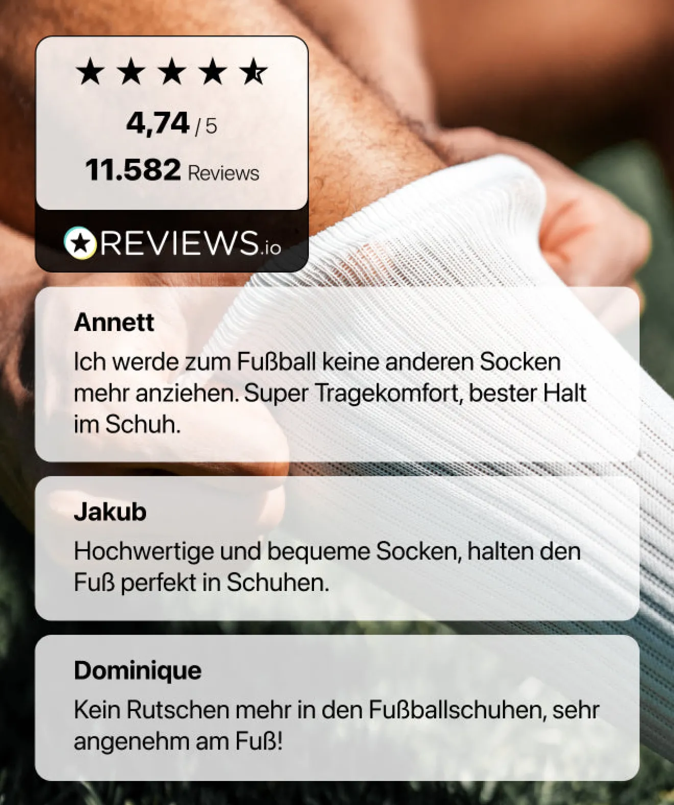 T1TAN Grip Socks - Weiß Outlet