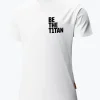 T1TAN T-Shirt Be the weiß Hot
